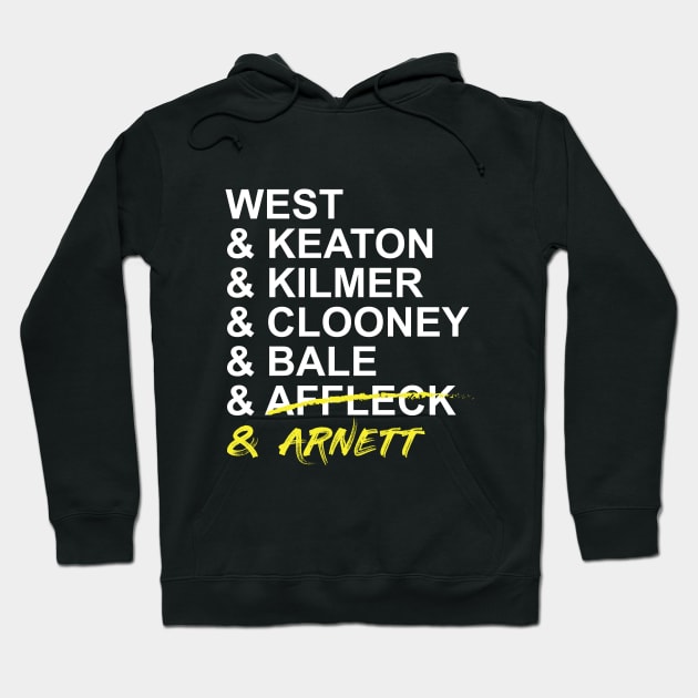 West & Keaton & Kilmer & Clooney & Bale & Affleck & Arnett Hoodie by ArielAutoArt